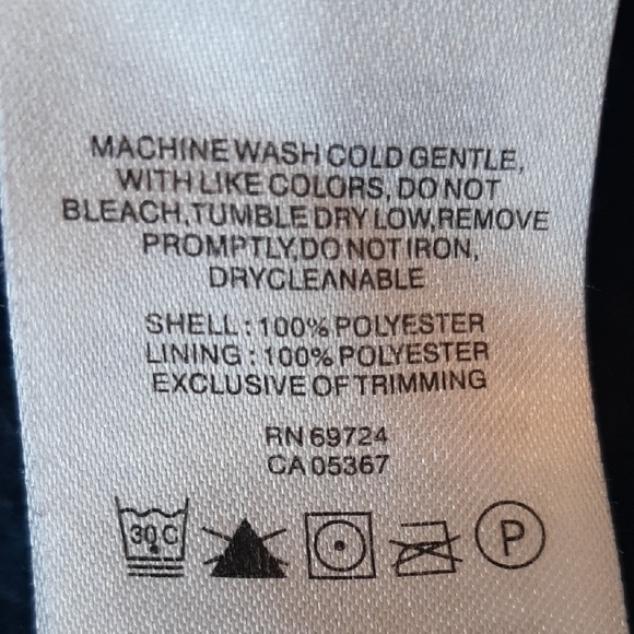 Columbia Women's Size L Dark Blue Fleece Zip Up Jacket - Picture 4 of 12